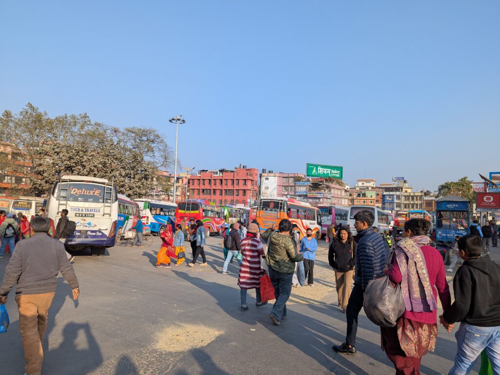 Improvement of Lagankhel Buspark in LMC
